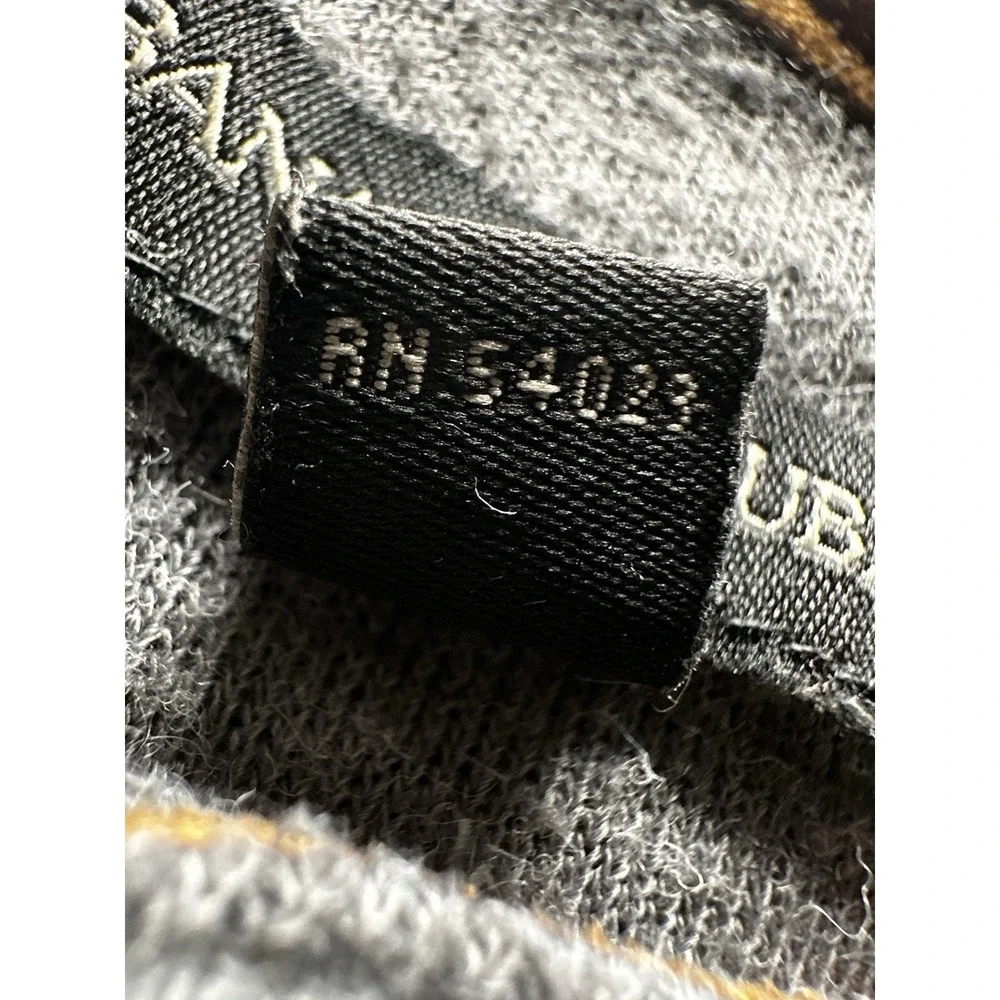 Banana‎ Republic Henley Sweater Mens XL Dark Gray Rayon Poly Blend